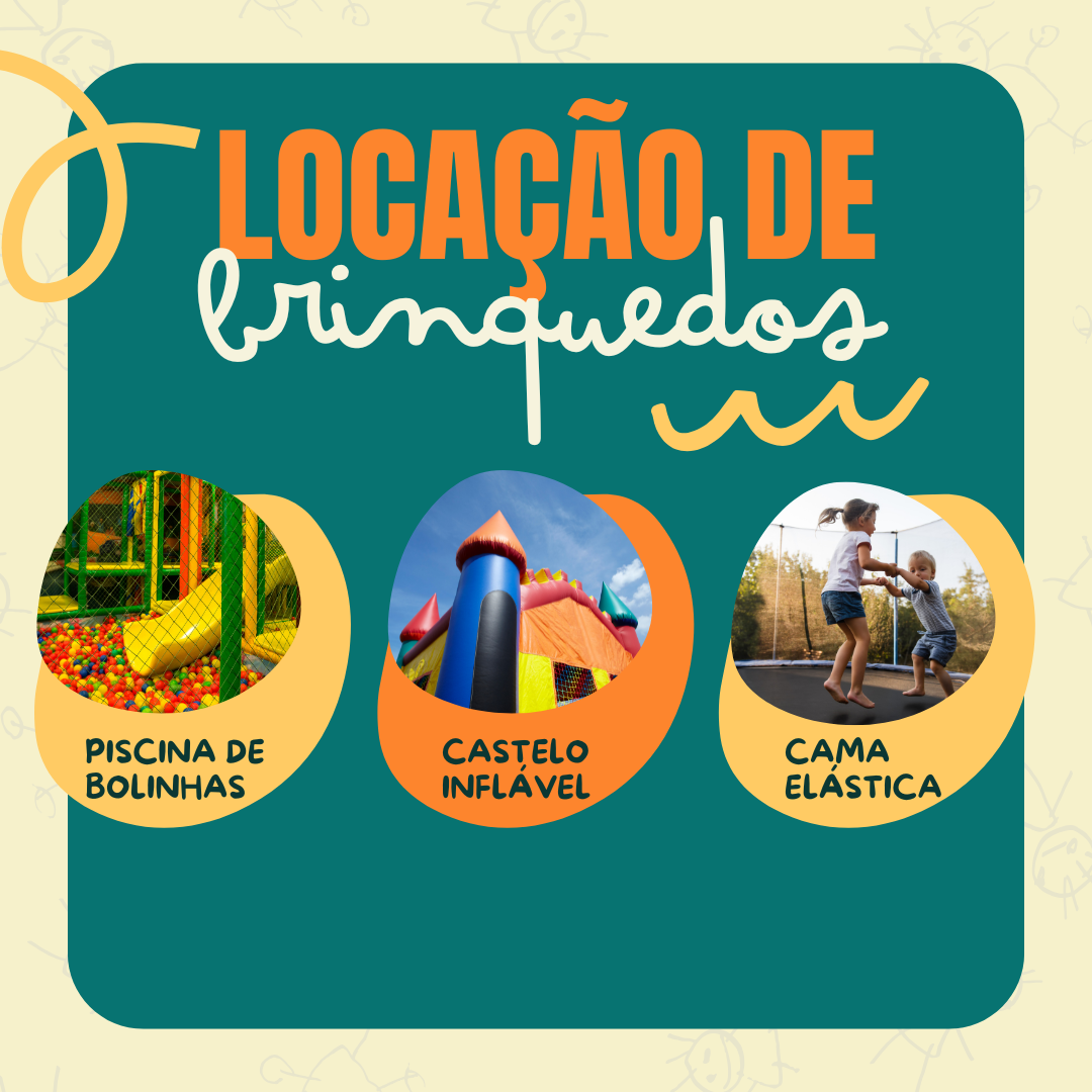 Post do Instagram Locação de Brinquedos